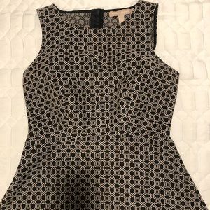 Banana republic peplum top